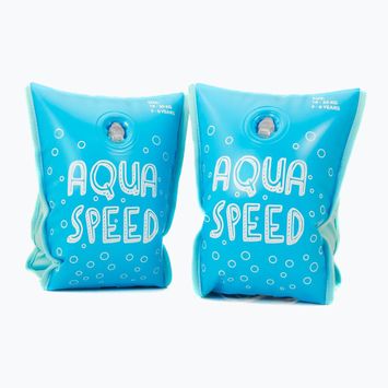Vaikiškos plaukimo pirštinės AQUA-SPEED Premium mėlynos spalvos