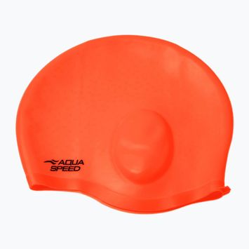 Plaukimo kepuraitė AQUA-SPEED Ear Cap Comfort oranžinė