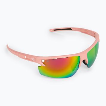 GOG dviratininkų akiniai Ether matiniai dulkėtos rožinės/juodos/polichromatinės rožinės spalvos E589-3