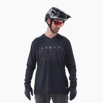Vyriška Leatt MTB Gravity 3.0 dviratininkų ilgomis rankovėmis juoda