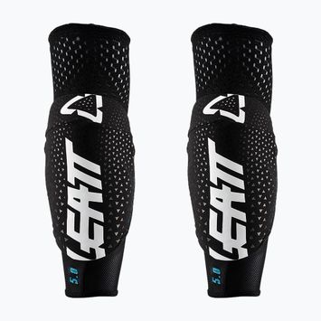Vaikiškos dviračių apsaugos alkūnėms Leatt 3DF 5.0 Mini white/black