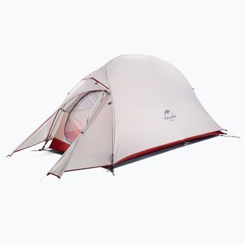 Vienvietė žygio palapinė Naturehike Cloud Up light grey/red