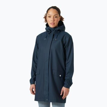 Moteriškas paltas nuo lietaus Helly Hansen Moss Rain Coat navy