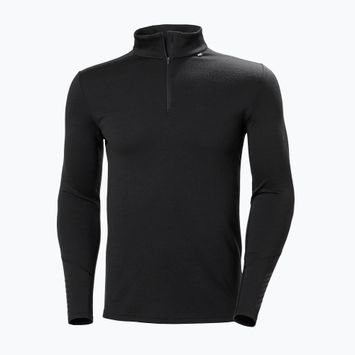Vyriškas termoaktyvus džemperis Helly Hansen Lifa Merino Midweight 1/2 Zip black