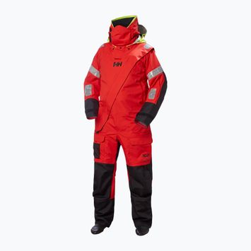 Vyriškas Helly Hansen Aegir Ocean Dry Suit 2.0 buriavimo kostiumas įspėjamasis raudonas