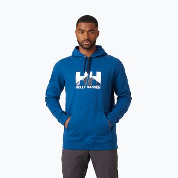 Helly Hansen Nord Graphic Pull Over vyriškas sportinis džemperis mėlynas 62975_606