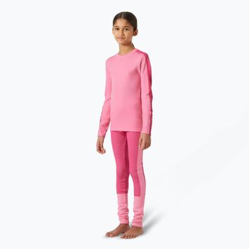 "Helly Hansen JR Lifa Merino Midweight sugar pink" rožinis vaikiškas termo apatinių komplektas