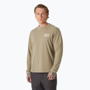 Vyriški marškinėliai ilgomis rankovėmis Helly Hansen Skog Graphic pebble