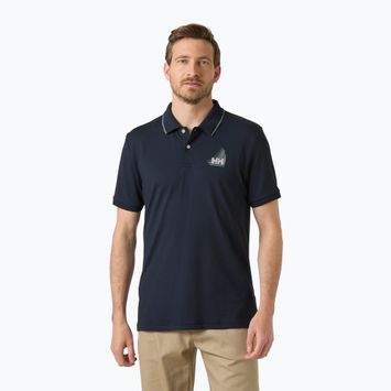 Vyriški polo marškinėliai Helly Hansen Hp Figari Polo navy
