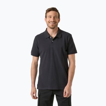Vyriški polo marškinėliai Helly Hansen Crew Polo Pique ebony