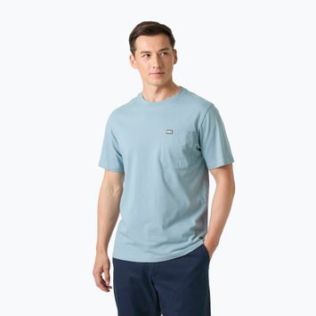 Vyriški marškinėliai Helly Hansen Hudson windy blue