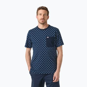 Vyriški marškinėliai Helly Hansen Hudson navy aop