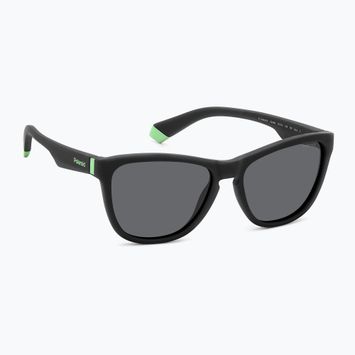 Vaikiški akiniai nuo saulės Polaroid PLD 8056/S matte black/grey polarized