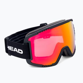 HEAD Contex raudoni/juodi slidinėjimo akiniai 392811