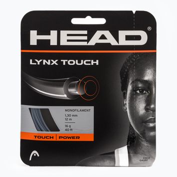 HEAD Lynx Touch teniso stygos 12 m juodos spalvos 281042