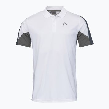 Vyriški teniso polo marškinėliai HEAD Club 22 Tech Polo white/navy