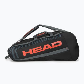 HEAD teniso krepšys Base M black-orange 261313