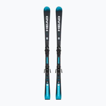 Kalnų slidės HEAD Supershape e-Speed SW BB-PR + apkaustai PRD 12 GW black/blue