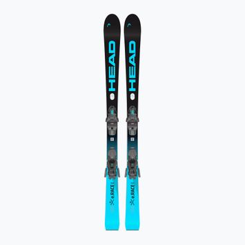 Vaikiškos kalnų slidės HEAD WC e.Race Team SW JRS + apkaustai Jrs 7.5 GW CA black/blue