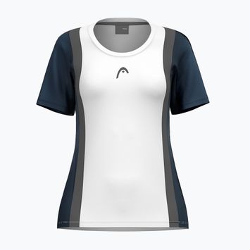 Moteriški teniso marškinėliai HEAD Club 25 Tech W navy/white