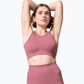 Casall Essential Block Seamless Sport moteriška treniruočių viršutinė dalis rožinė 22114