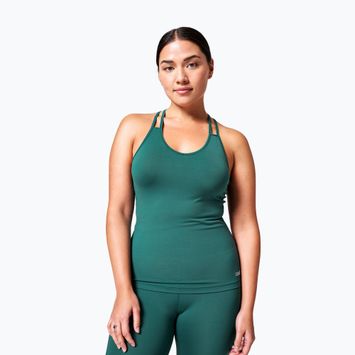 Casall moterų V-Neck Racerback treniruočių liemenėlė žalia 22154
