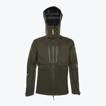 Vyriška Fjällräven Keb Eco-Shell lietaus striukė žalia F82411