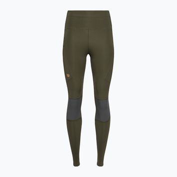 Moteriškos trekingo kelnės Fjällräven Abisko Trekking Tights Pro deep forest