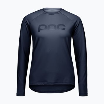 Moteriški dviračių marškinėliai ilgomis rankovėmis POC Reform Enduro Jersey W apatite navy