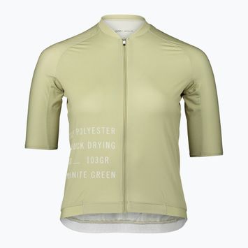 Moteriški dviračių marškinėliai POC Pristine Print prehnite green