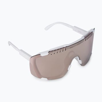 POC Devour hydrogen white/clarity trail silver dviračių akiniai