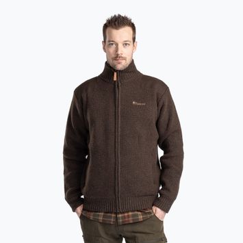 Vyriškas megztinis Pinewood Hurricane d.brown mel