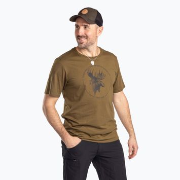 Vyriški marškinėliai Pinewood Moose olive
