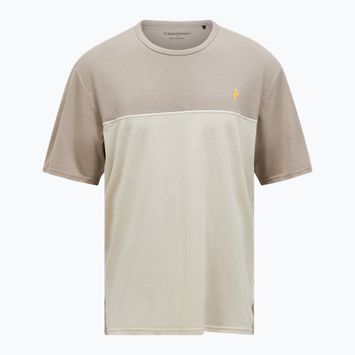 Vyriški marškinėliai Peak Performance Trail Wool Blend avid beige/sand fog