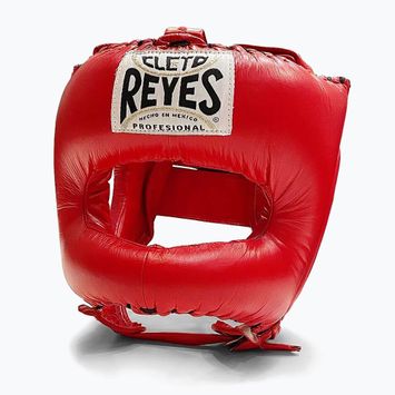 Bokso šalmas Cleto Reyes su smailia veido dalimi, raudonas nailonas