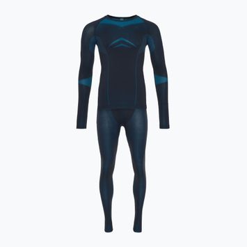 Vyriškų termo apatinių komplektas  ODLO Fundamentals Performance Warm dark saphire/ blue jewel