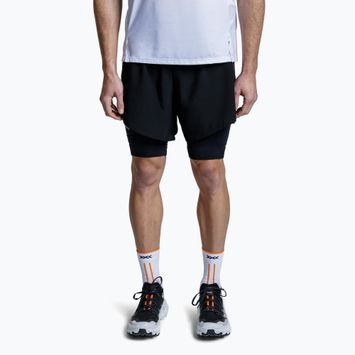 Vyriški bėgimo šortai X-Bionic Efektor 2in1 x black/x black