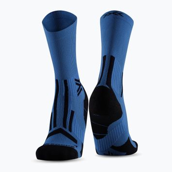 Vyriškos kojinės X-Socks Trailrun Perform Crew mineral blue/x black