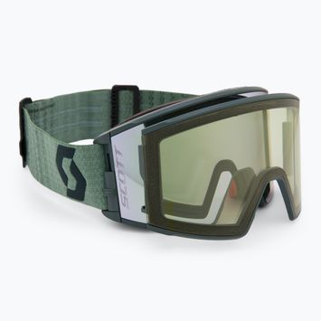 Slidinėjimo akiniai SCOTT React AMP Pro soft green/black/amp pro white chrome/pro green