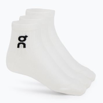 Kojinės On Running Logo Sock Mid 3 poros white