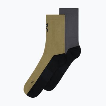 Kojinės On Trail High 2 pairs olive/eclise
