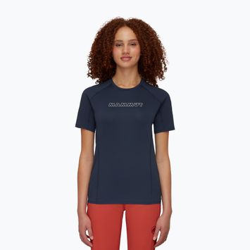Mammut Selun FL Logo moteriški marškinėliai su logotipu tamsiai mėlyni 1017-05060-5118-114