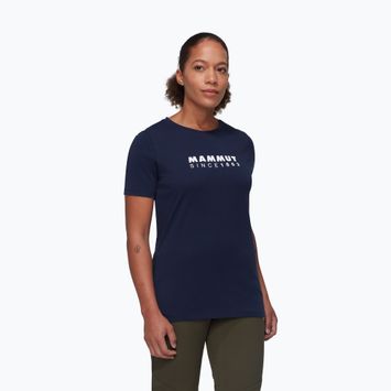 Moteriški marškinėliai Mammut Core Classic marine