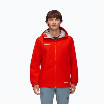 Vyriška striukė nuo lietaus Mammut Crater Light HS Hooded mammut red