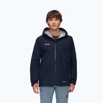 Vyriška striukė nuo lietaus Mammut Crater Light HS Hooded marine