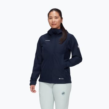 Moteriška striukė nuo lietaus Mammut Treeline Light HS Hooded marine
