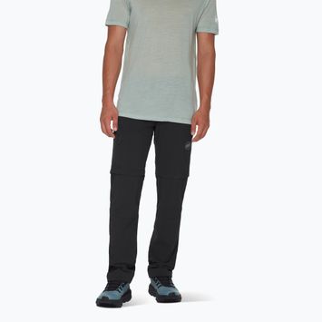 Vyriškos žygio kelnės Mammut Runbold IV Zip Off Regular black