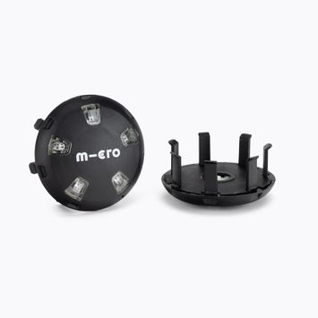 Micro LED Wheel Whizzer motorolerio ratų dangteliai juodi AC4814