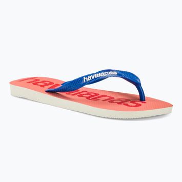 Šlepetės per pirštą Havaianas Top Logomania 2 white