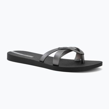 Moteriškos šlepetės per pirštą Ipanema Kirei black/silver